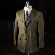 Load image into Gallery viewer, Italian Vintage Faux Suede Casual Slim Jacket
