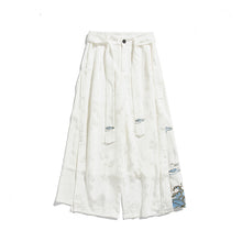 Load image into Gallery viewer, Cotton and Linen Loose Embroidered Wide-leg Pants
