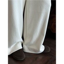 Load image into Gallery viewer, High-waisted Elasticated Casual Straight Trousers
