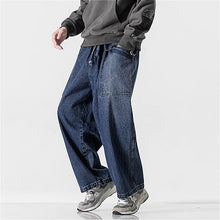 Load image into Gallery viewer, Loose Wide Big Pocket Straight Jeans
