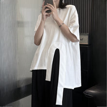 Load image into Gallery viewer, Loose Irregular Slit T-shirt
