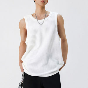 American Textured Loose Casual Vest