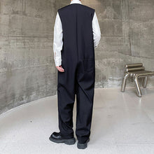Load image into Gallery viewer, Black Vest Jumpsuit
