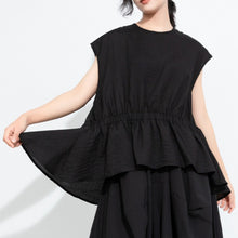 Load image into Gallery viewer, Women's Fitted Waist Irregular Loose Vest
