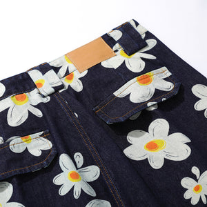 Daisy Loose Wide Leg Capri Pants
