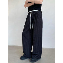 Load image into Gallery viewer, Retro High Waist Drape Striped Casual Pants
