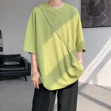 Load image into Gallery viewer, V-neck Ice Silk Loose Short-sleeved T-shirt

