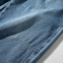 Load image into Gallery viewer, Retro Drawstring Casual Loose Curved Wide-leg Jeans
