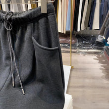 Load image into Gallery viewer, Two-tone Drawstring Casual Straight Leg Pants
