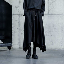 Load image into Gallery viewer, Drape Solid Color Irregular Culottes Hakama Pants
