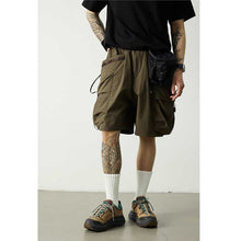 Load image into Gallery viewer, Large Pockets Loose-fitting Casual Shorts
