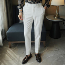 Load image into Gallery viewer, Casual Slim-fit Drape Suit Trousers
