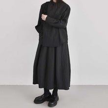 Load image into Gallery viewer, Loose Irregular Button Textured Shirt
