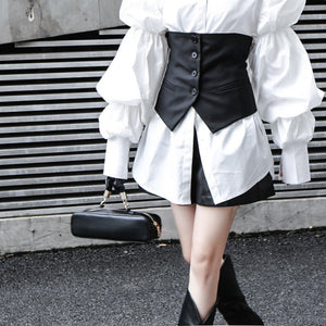 Adjustable Waist Half Suit Vest