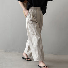 Load image into Gallery viewer, High Waist Straight Loose Casual Wide Leg Pants
