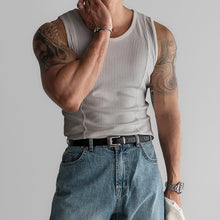 Load image into Gallery viewer, American Vertical Striped Slim Fit Knitted Vest
