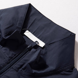 Stand Collar Loose Casual Half Zip Jacket