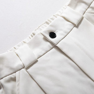 Drape Loose Straight Casual Trousers