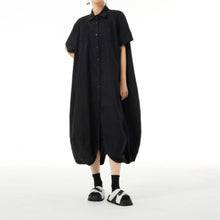 Load image into Gallery viewer, Women's Polo-Collar Tulip Dress
