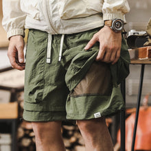 Load image into Gallery viewer, Gorpcore Layered Quick-dry Cooling Outdoor Utility Cargo Shorts
