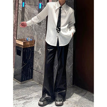 Load image into Gallery viewer, Heavy Metal Chain Beaded Diamond Bootcut Pants
