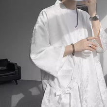 Load image into Gallery viewer, Zen-inspired Tie-up Three-quarter Sleeve Shirt
