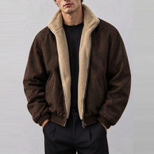 Load image into Gallery viewer, Japanese Retro Style Lamb Wool Cotton Coat
