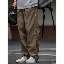 Load image into Gallery viewer, Khaki Japanese Waterproof Breathable Loose Casual Pants
