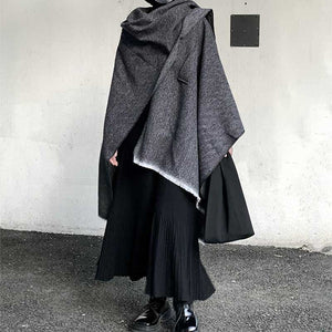 Retro Shawl Cape Coat