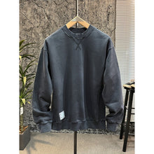 Load image into Gallery viewer, Crew Neck Loose Drop Shoulder Sweatshirt
