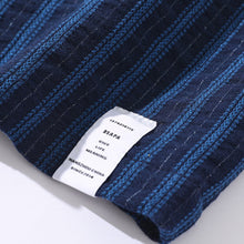 Load image into Gallery viewer, Japanese Retro Striped Loose Casual Work Shirt
