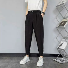 Load image into Gallery viewer, Casual Slim-Fit Cropped Trousers
