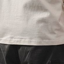 Load image into Gallery viewer, 250g Heavyweight Loose Fit Cotton Henley Shirt
