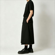 Load image into Gallery viewer, Wide-Leg Loose-Fit Culottes  Skirt-Pants
