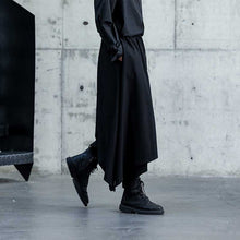 Load image into Gallery viewer, Drape Solid Color Irregular Culottes Hakama Pants
