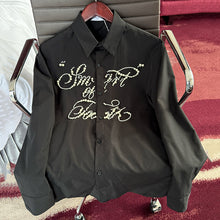 Load image into Gallery viewer, Loose 3D Beaded Casual Shirt
