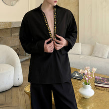 Load image into Gallery viewer, V-neck Sequined Silhouette Shirt
