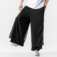 Load image into Gallery viewer, Double-layered Wide-leg Loose Trousers
