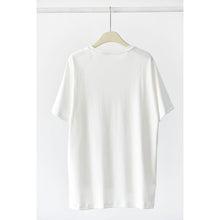 Load image into Gallery viewer, Raglan-sleeve T-shirt with An Irregular Hem
