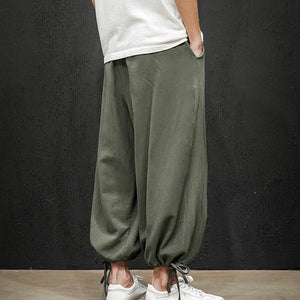 Loose Straight Leg Trousers with Leggings
