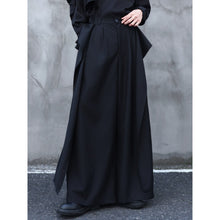 Load image into Gallery viewer, Deconstructed Ribbon Straight Wide-Leg Trouser Culottes
