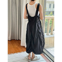 Load image into Gallery viewer, Women's Casual Drawstring Ruched Cargo Jumper Dress
