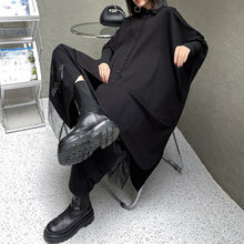 Load image into Gallery viewer, Asymmetric Loose Casual Drape Shirt
