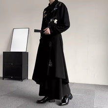 Load image into Gallery viewer, Irregular Retro Layered Draped Wide-leg Culottes
