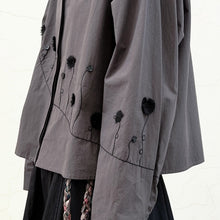 Load image into Gallery viewer, Women’s Line Embroidery 3D Casual Shirt
