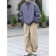 Load image into Gallery viewer, Cotton Oversized Utility Wide-Leg Pants

