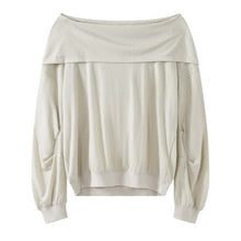 Load image into Gallery viewer, Women's Off-Shoulder Tencel T-Shirt
