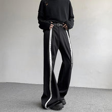 Load image into Gallery viewer, Three-dimensional Line Metal Button Casual Bootcut Pants
