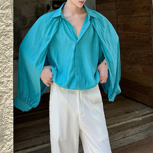 Load image into Gallery viewer, French Loose Solid Color Design Shirt
