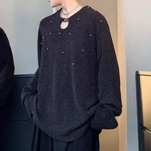 Load image into Gallery viewer, Chain Pullover Casual Loose T-shirt
